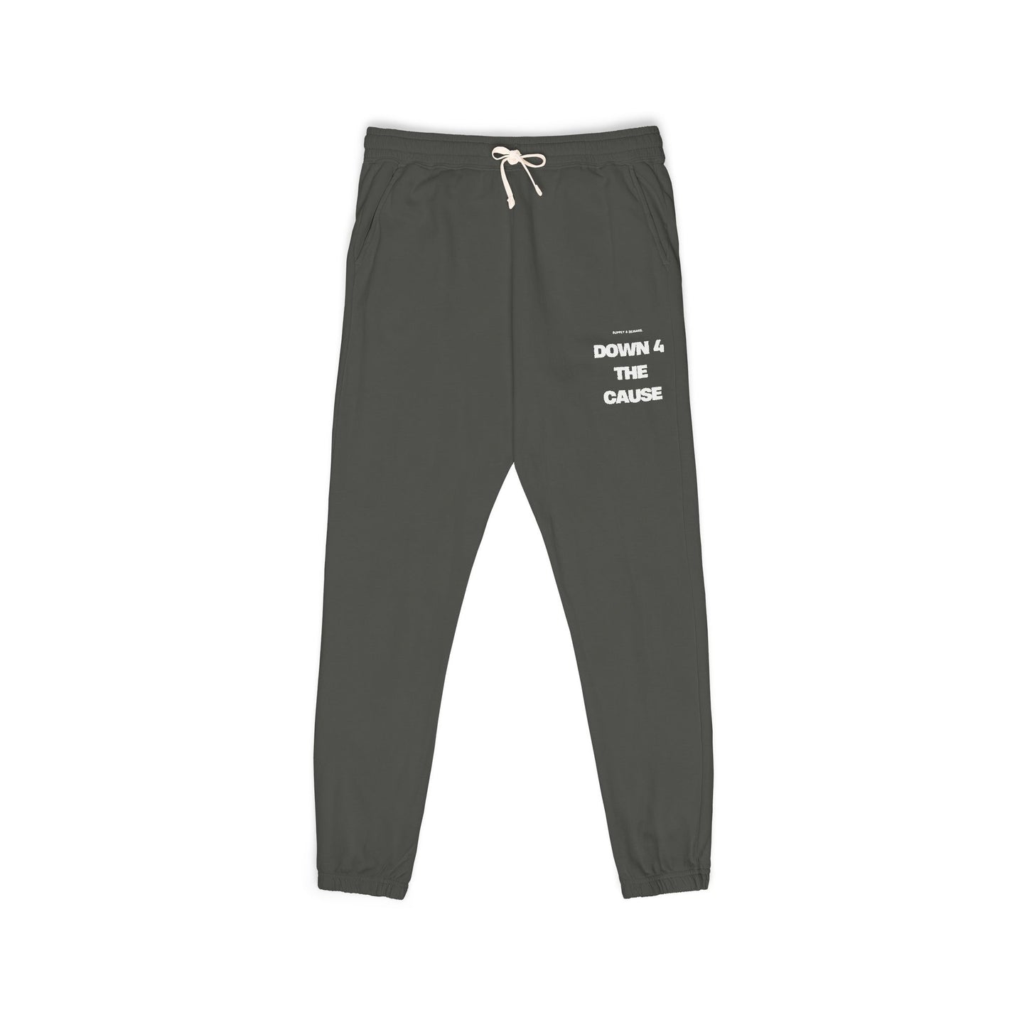 Down 4 the cause Sweatpants