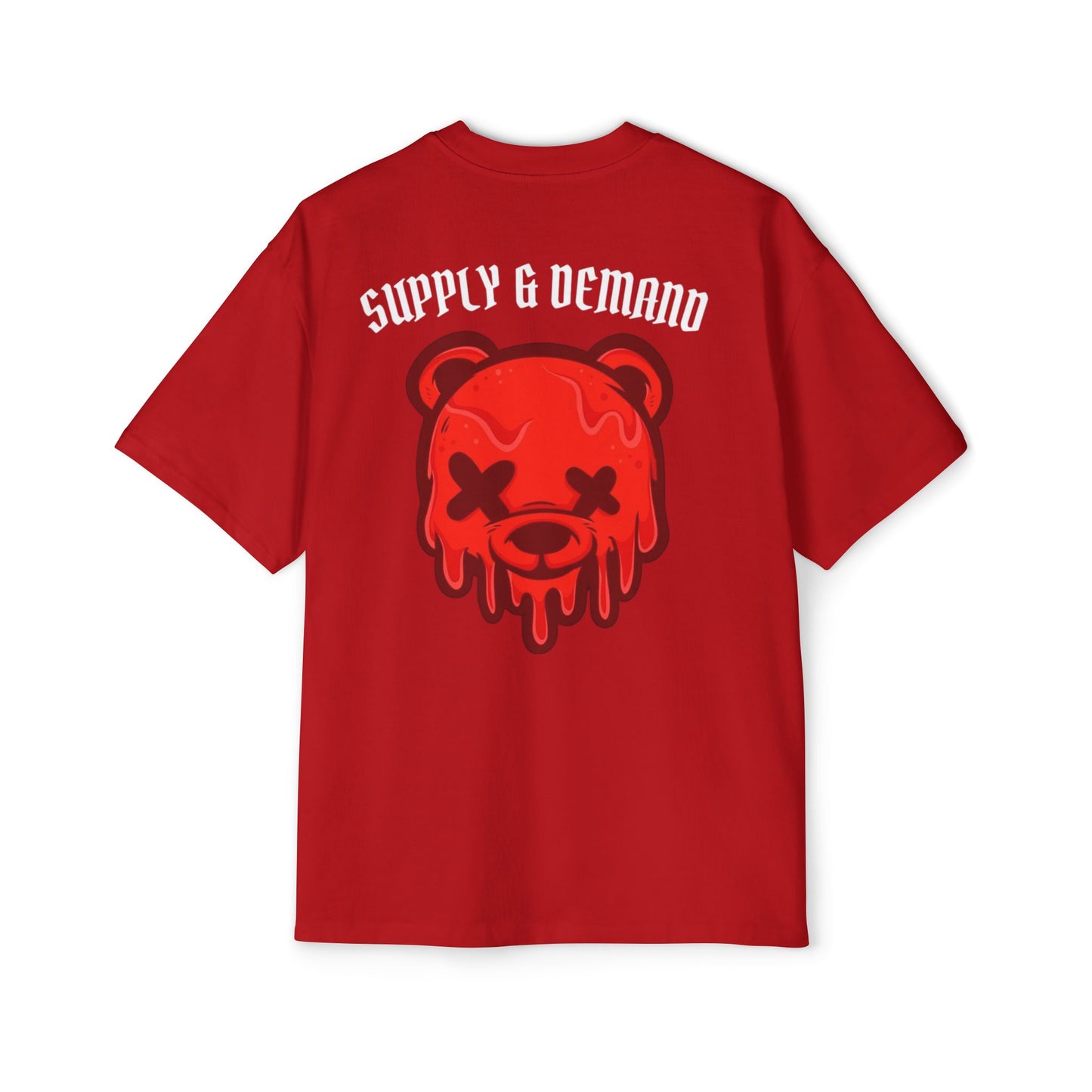 Drippy Bear Oversized Tee, Streetwear, Unisex Fashion, Gift for Him, Casual Outfit, Graphic T-Shirt