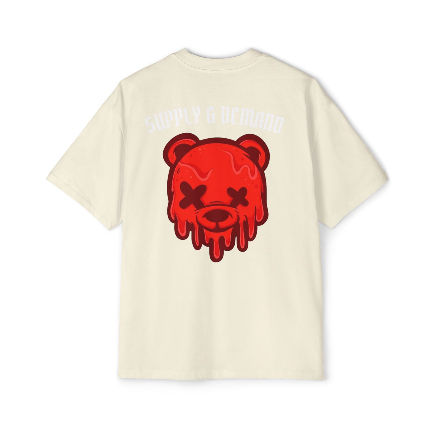 Drippy Bear Oversized Tee, Streetwear, Unisex Fashion, Gift for Him, Casual Outfit, Graphic T-Shirt