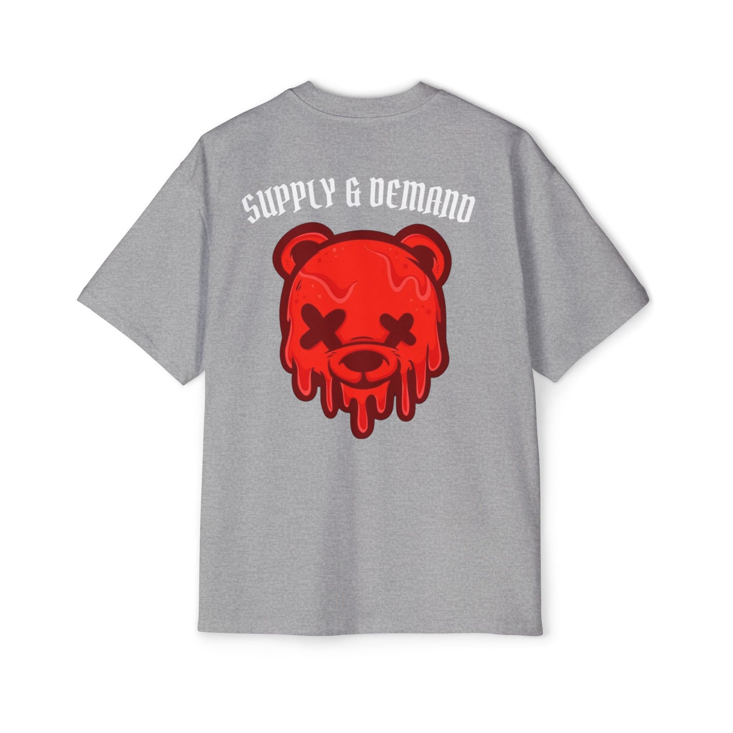 Drippy Bear Oversized Tee, Streetwear, Unisex Fashion, Gift for Him, Casual Outfit, Graphic T-Shirt