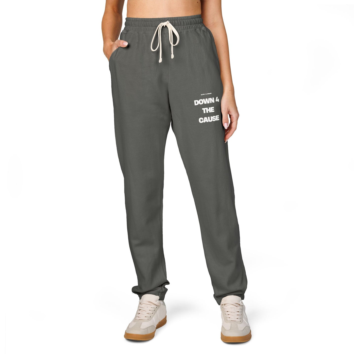 Down 4 the cause Sweatpants
